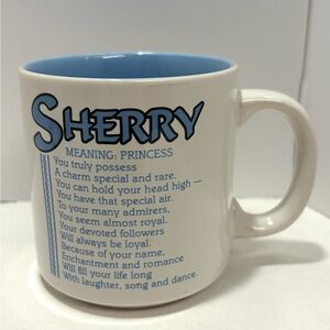 Vintage “Sherry” Coffee Mug Personalized coffee Cup
